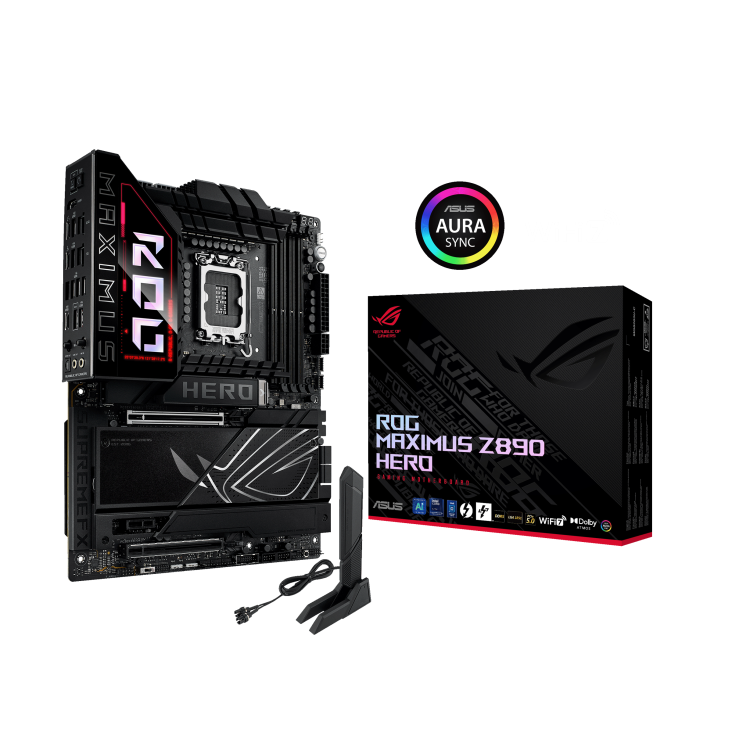 ASUS ROG Maximus Z890 Hero Gaming Motherboard ASUS ROG Maximus Z890 Hero Gaming Motherboard